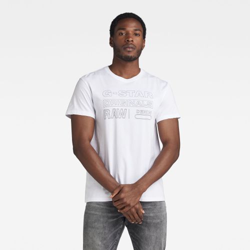 T-Shirt Originals - Blanc - Hommes - G-Star RAW - Modalova