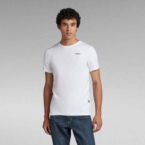 T-Shirt Slim Base - Blanc - Hommes - G-Star RAW - Modalova