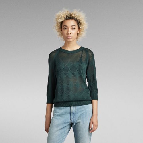 Pull Pointelle Half Sleeve Knitted - s - G-Star RAW - Modalova