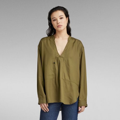 Chemise V-Neck - Vert - Femmes - G-Star RAW - Modalova