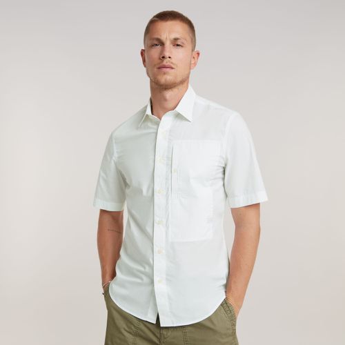 Chemise G4A Slim - Blanc - Hommes - G-Star RAW - Modalova