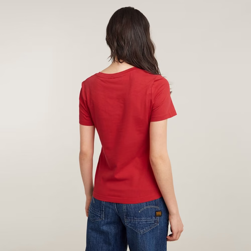 Top G-Script Shiny - Rouge - Femmes - G-Star RAW - Modalova