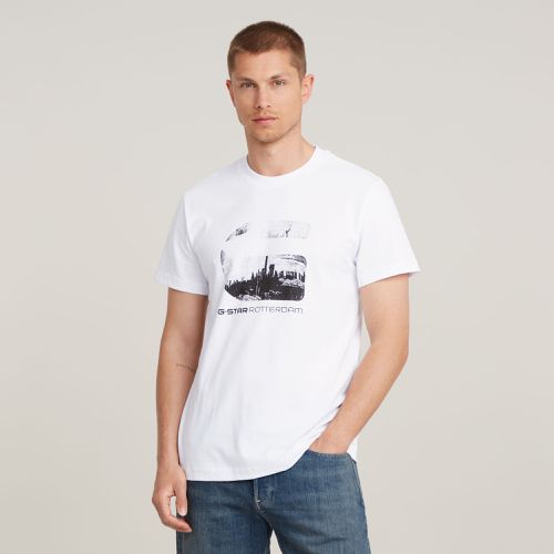T-Shirt Rotterdam - Blanc - Hommes - G-Star RAW - Modalova