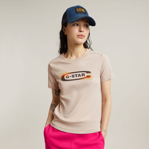 Haut Old Skool Logo - Rose - Femmes - G-Star RAW - Modalova