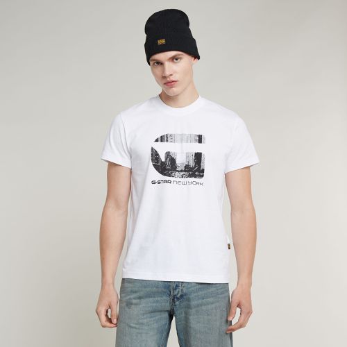 T-Shirt New York - Blanc - Hommes - G-Star RAW - Modalova