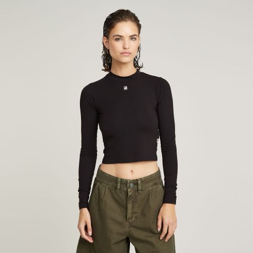 Top Cropped Mock Slim - s - G-Star RAW - Modalova