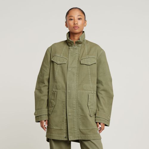 Parka Overdyed - Vert - Femmes - G-Star RAW - Modalova