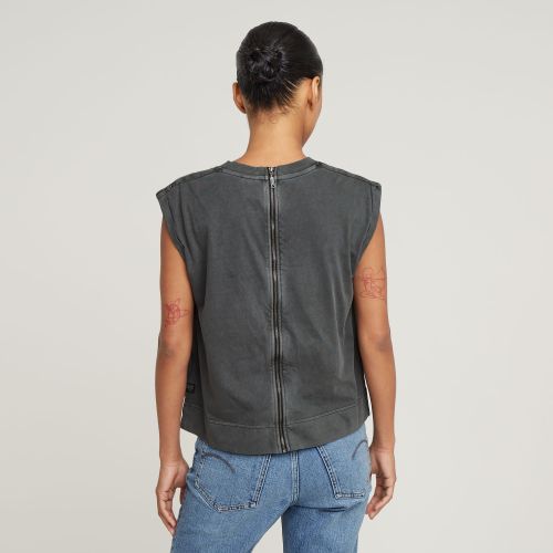 Top Back Zip Overdyed - s - G-Star RAW - Modalova