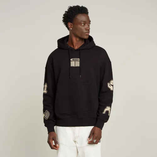 Sweater Multi Logo Loose Hooded - s - G-Star RAW - Modalova