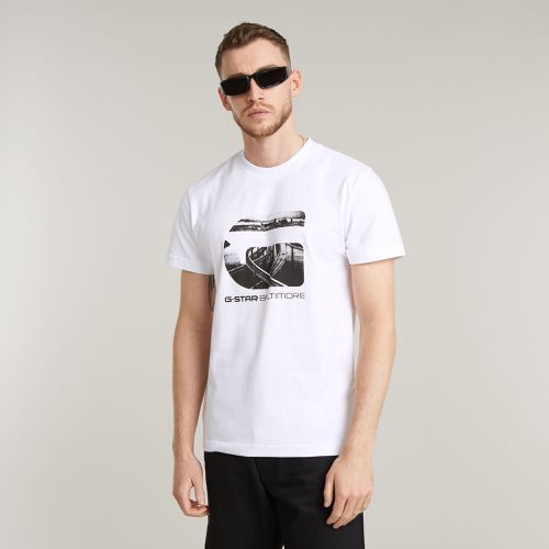 T-Shirt Baltimore - Blanc - Hommes - G-Star RAW - Modalova