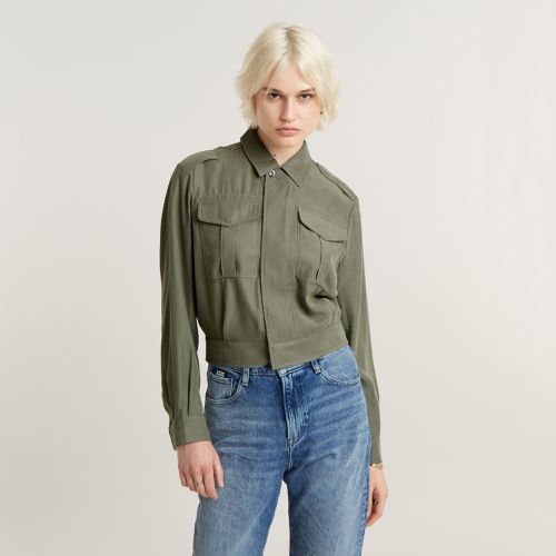 Veste Officer Short - Vert - Femmes - G-Star RAW - Modalova