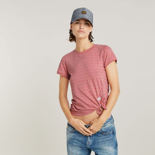 Top Regular Knotted - Rose - Femmes - G-Star RAW - Modalova