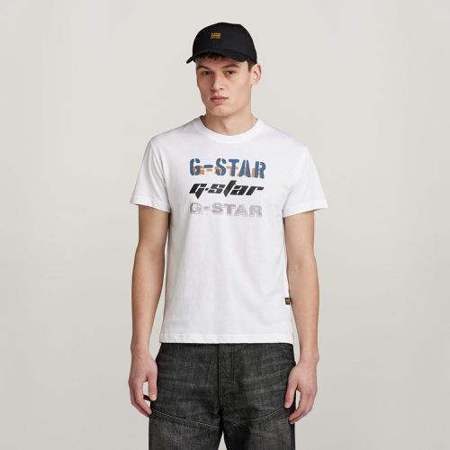 T-Shirt Triple Logo Graphic - s - G-Star RAW - Modalova