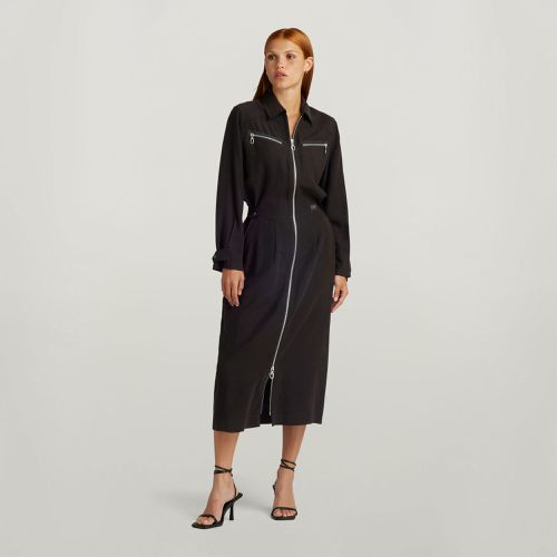 Robe Zip Through - Noir - Femmes - G-Star RAW - Modalova