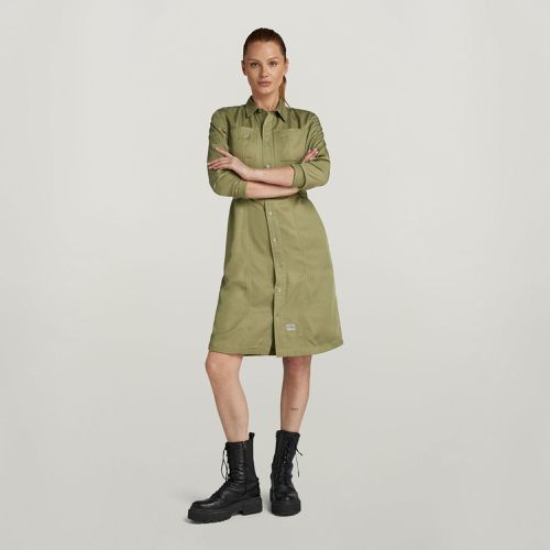 Robe-Chemise Fitted - Vert - Femmes - G-Star RAW - Modalova