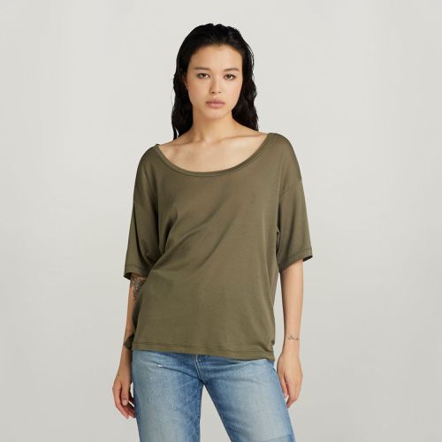 Top Back Seam Loose - Vert - Femmes - G-Star RAW - Modalova