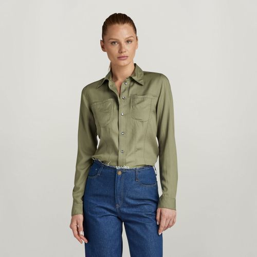 Chemise Fitted - Vert - Femmes - G-Star RAW - Modalova