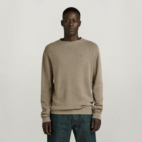 Pull En Maille Moss - Vert - Hommes - G-Star RAW - Modalova