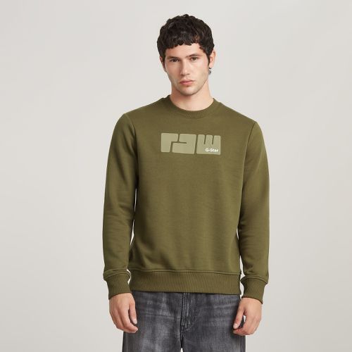 Sweat RAW - Vert - Hommes - G-Star RAW - Modalova