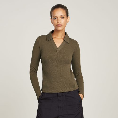 Haut Polo Slim - Vert - Femmes - G-Star RAW - Modalova