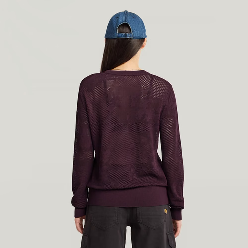 Pull en maille Pointelle - s - G-Star RAW - Modalova