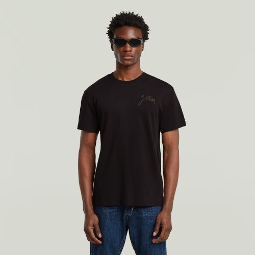 T-shirt Script Ribbed - s - G-Star RAW - Modalova