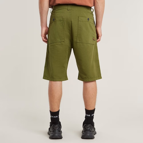 Short Pleated Chino - Vert - Hommes - G-Star RAW - Modalova
