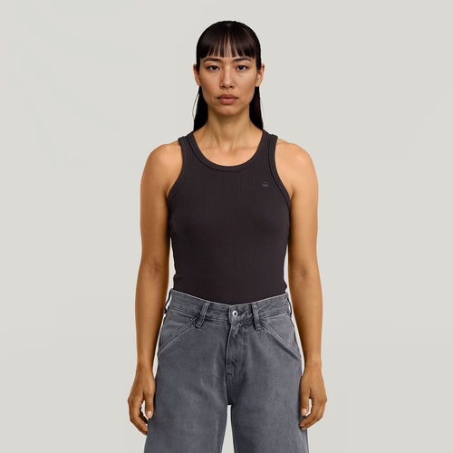 Débardeur Ribbed - Noir - Femmes - G-Star RAW - Modalova