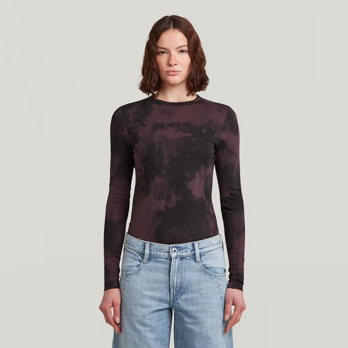 T-shirt Printed Slim Long Sleeve - s - G-Star RAW - Modalova