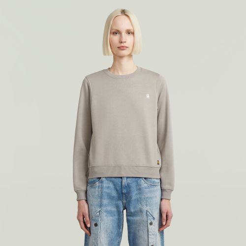 Sweat Logo Crew - Gris - Femmes - G-Star RAW - Modalova