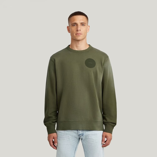 Sweat Sunfaded - Vert - Hommes - G-Star RAW - Modalova