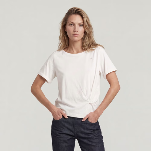 T-shirt Knot - Blanc - Femmes - G-Star RAW - Modalova