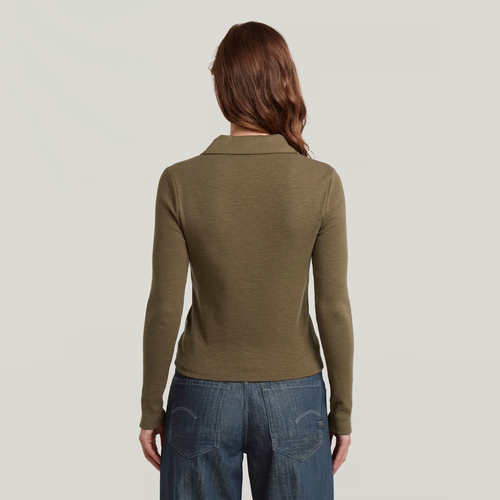 Haut Polo Slim - Vert - Femmes - G-Star RAW - Modalova