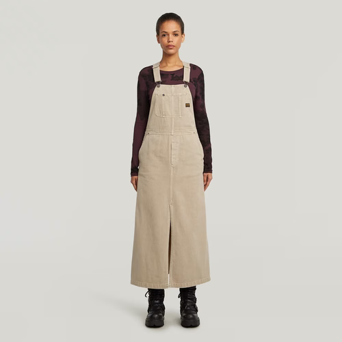 Robe Dungaree - Beige - Femmes - G-Star RAW - Modalova