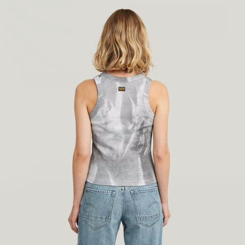 Débardeur Slim Rib AOP - s - G-Star RAW - Modalova