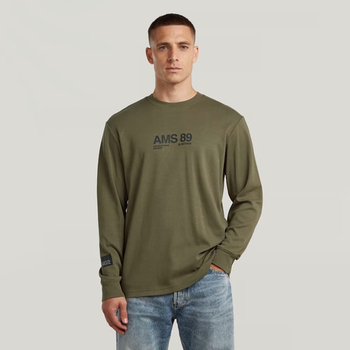T-shirt AMS 89 - Vert - Hommes - G-Star RAW - Modalova