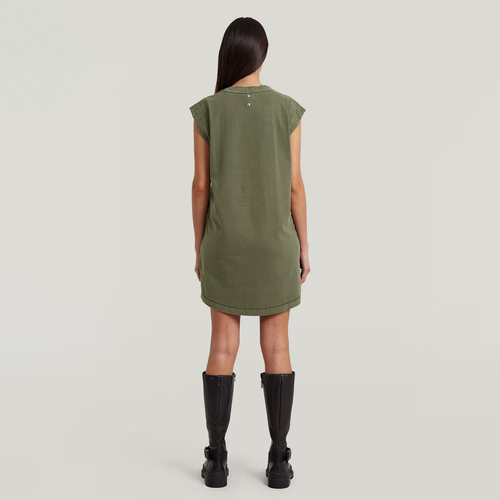 Robe T-Shirt Washed - Vert - Femmes - G-Star RAW - Modalova