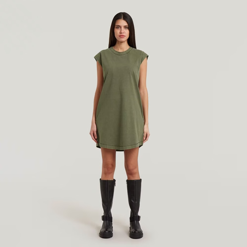 Robe T-Shirt Washed - Vert - Femmes - G-Star RAW - Modalova
