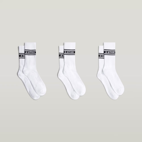Lot de 3 chaussettes à logo - s - G-Star RAW - Modalova