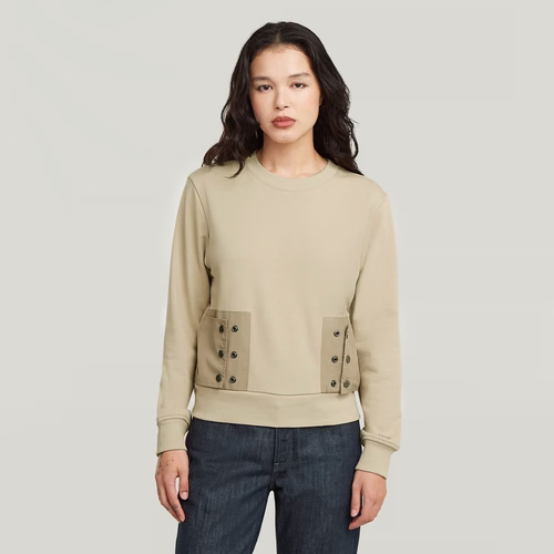 Sweat Heritage Hardware Snaps - s - G-Star RAW - Modalova