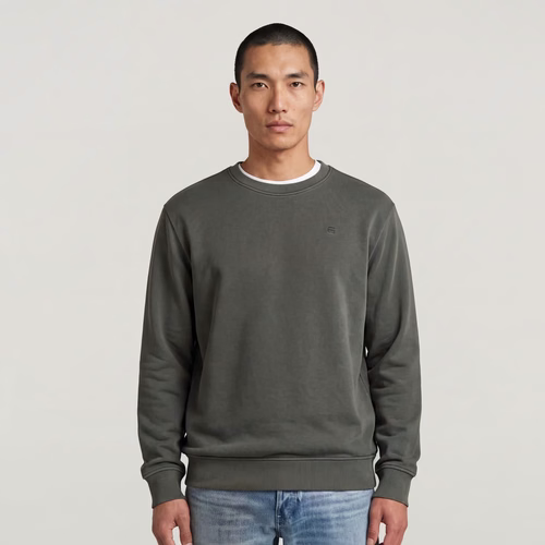 Sweat Logo - Gris - Hommes - G-Star RAW - Modalova