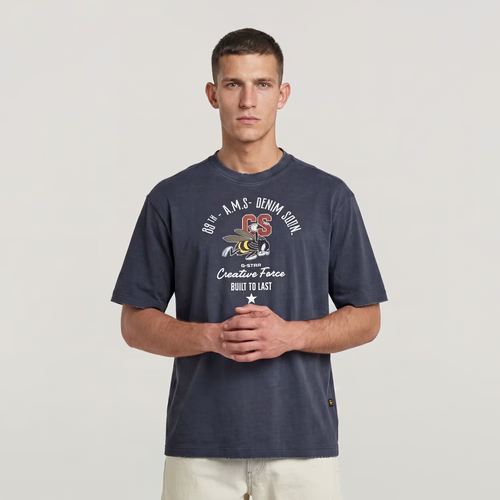 T-shirt Angry Bee Loose - s - G-Star RAW - Modalova