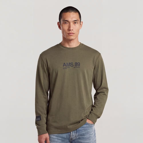 T-shirt AMS 89 - Vert - Hommes - G-Star RAW - Modalova