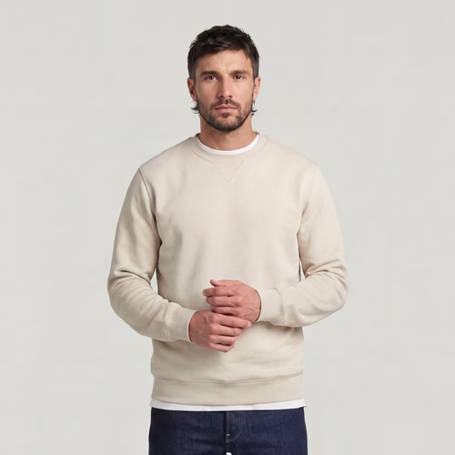 Sweat Premium Core - Beige - Hommes - G-Star RAW - Modalova