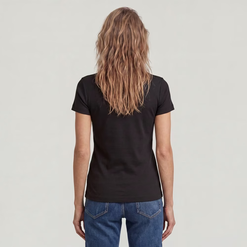 T-shirt Slim Rib - Noir - Femmes - G-Star RAW - Modalova
