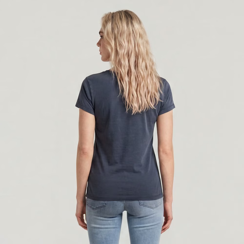 T-shirt Overdyed Slim V - s - G-Star RAW - Modalova