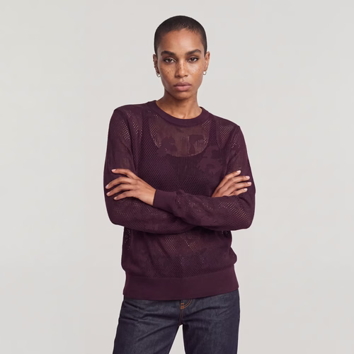 Pull en maille Pointelle - s - G-Star RAW - Modalova