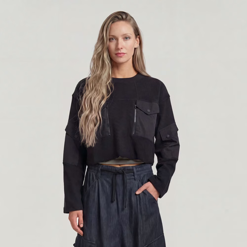 Sweat Multi Pocket Mix Loose Cropped - s - G-Star RAW - Modalova
