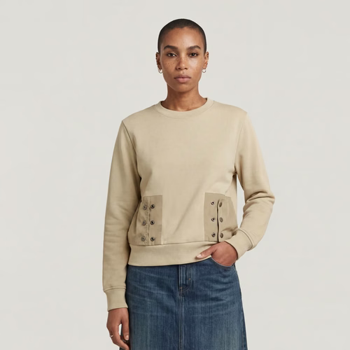 Sweat Heritage Hardware Snaps - s - G-Star RAW - Modalova