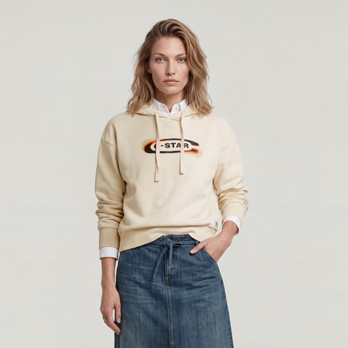 Sweat À Capuche Old Skool Logo Loose - s - G-Star RAW - Modalova